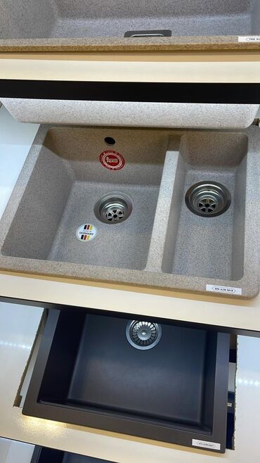 Mətbəx çanaqları: Kvadrat Mətbəx çanağı, Paslanmaz polad — 10