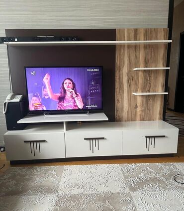 Merinos turkiye istehsalı tv stend olcu hun 150 uzunluq 192 sm Qiymet