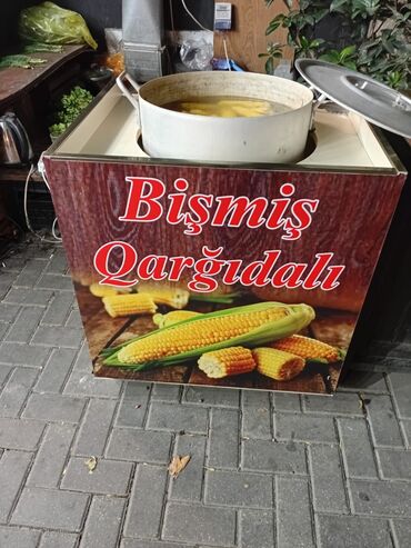 Buz aparatları: Bișmiş qarğıdalı – isti-isti, duzlu suda qaynadılmış, şirin və ətirli