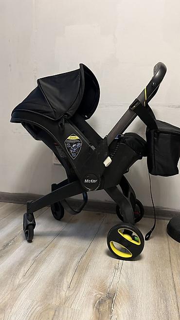 Коляски: Детская коляска-трансформер Mstar (черная) - Универсальная — 1