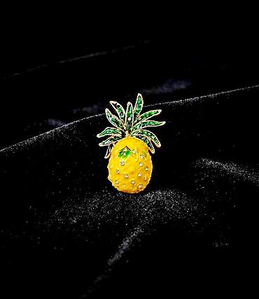 peineili spray: Брошь ананас – яркий стильный акцент 🍍 Оригинальная брошь в виде — 1