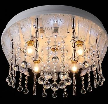ulduz tavan: Çılçıraq, 5 lampa, Metal — 2