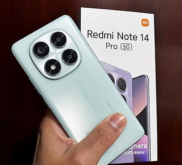 redmi note 13: Redmi, Redmi Note 14 Pro, Б/у, 256 ГБ, цвет - Синий, 2 SIM, eSIM — 1
