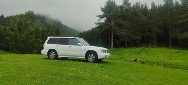 обмен на авто с доплатой: Белый внедорожник Subaru Forester, модель с четырьмя дверями и
