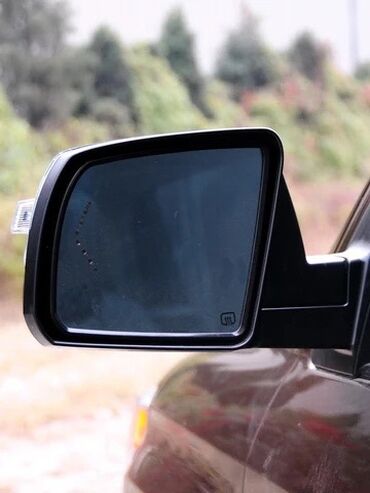 зеркало: Боковое левое Зеркало Toyota Б/у, цвет - Черный, Оригинал