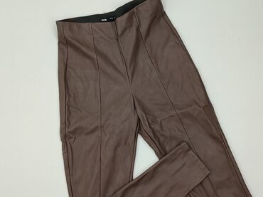 Sinsay, Leggings Eco-leather for women, size S (EU 36)