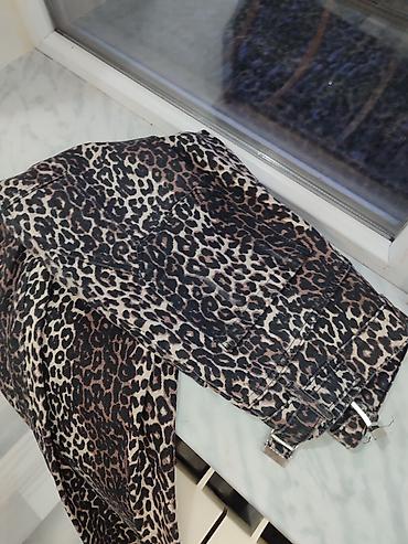 brend saat: Cins Qadın şalvarı leopar yenidi– MUDDY Jeans - Naxış: leopard print — 1