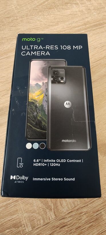 novi mobilni telefoni: Motorola Moto G72, 128 GB, bоја - Crna, Dual SIM