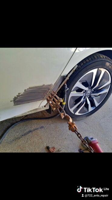 Avtoservis, nəqliyyatın təmiri: Avtomobil kuzov təmiri və boya hazırlığı xidməti - Qapı, qanad — 10