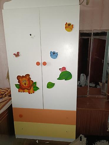 paltar aslan: Uşaq otağı üçün mebel dəsti - Beşik: ağ korpuslu, yanları barmaqlı — 2