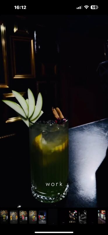Qulluqçular: Barmen. 3-5 illik təcrübə. Tam iş günü