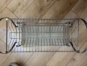 drying rack: Металлическая полка-сушилка для посуды, двухъярусная. - Материал — 1