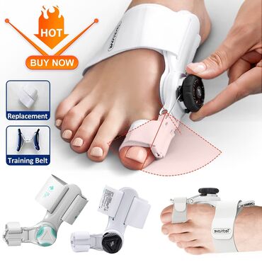 Bədənə qulluq: Hallux valgus (podaqra) duzeldici Qadınlar və Kişilər üçün Tech Love