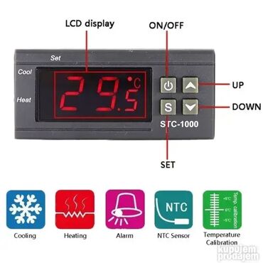 tableti cena: STC-1000 Digitalni termostat -50 do +100°C Digitalni termostat
