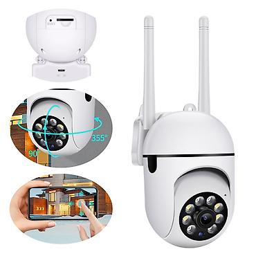 pulsuz video cat: Açıq hava üçün Wi‑Fi IP Təhlükəsizlik Kamerası - Görüntü: 2MP Full HD — 2
