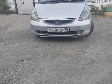 туманник на фит: Алдыңкы Бампер Honda 2003 г., Колдонулган, түсү - Күмүш, Оригинал