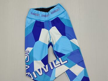 Spodnie XS (EU 34), stan - Bardzo dobry, wzór - Print, kolor - Niebieski