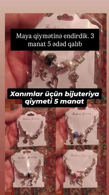 Bilərziklər: Xanımlar üçün Pandora qolbaqlar. Əhmədli metrosuna çatdırılma lalafo.az -da Bilərziklər: Xanımlar üçün Pandora qolbaqlar. Əhmədli metrosuna çatdırılma