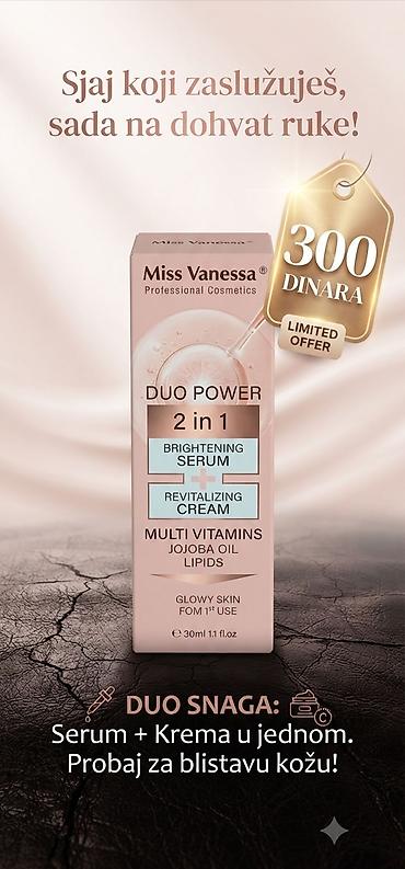 Miss Vanessa Professional Cosmetics – Duo Power 2 u 1 Opis proizvoda