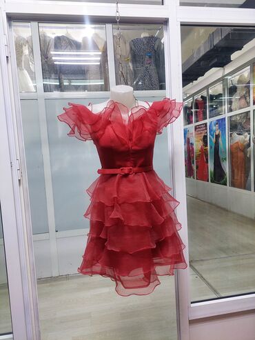 Женская одежда: Вечернее платье, Мини, L (EU 40)