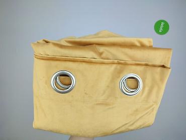 welur materiał: Zasłona welurowa na przelotkach – musztardowy/miodowy odcień - — 5