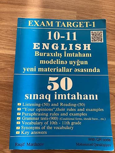 Məhsul: “EXAM TARGET-1: 10-11 ENGLISH – 50 sınaq imtahanı” hazırlıq