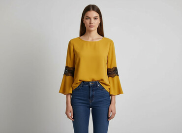 bluza azteckie wzory: Жіноча блуза, розмір M
