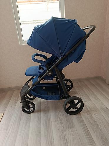 маленький скейт: Прогулочная коляска Chicco, синий цвет. Итальянский бренд Основные — 2