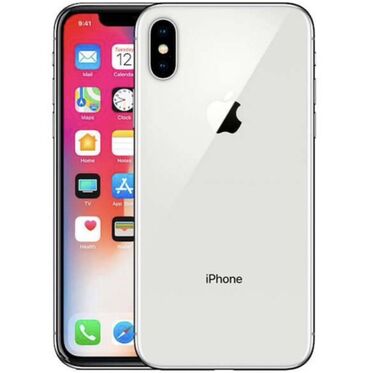 чехлы на айфон 12 про макс: IPhone X, 64 ГБ, Күмүш