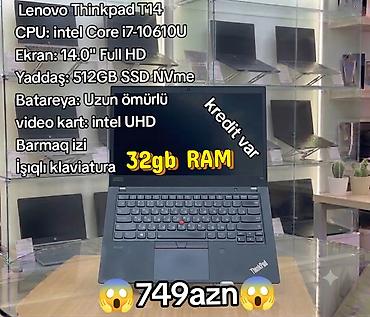 hoparlor: Lenovo ThinkPad T14 noutbuk - Prosessor: Intel Core i7‑10610U - — 1
