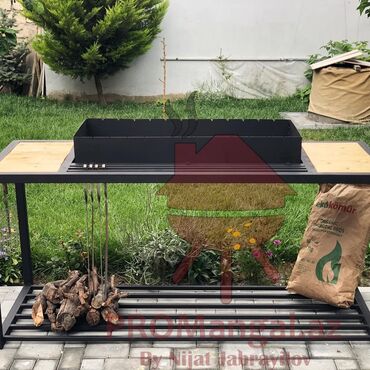 Bağ evi və bağ üçün hərşey: Qorizontal manqal, 16 şişli, Termostatsız, Yeni