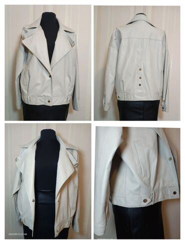 782 объявлений | lalafo.kg: Женская куртка S (36), M (38), цвет - Бежевый, Bershka