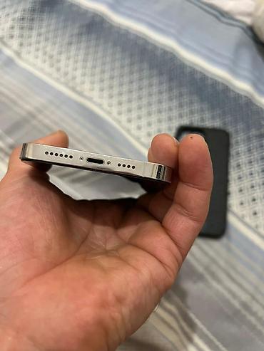 Apple iPhone: IPhone 14 Pro Max, Б/у, 128 ГБ, White Titanium, Чехол — 9