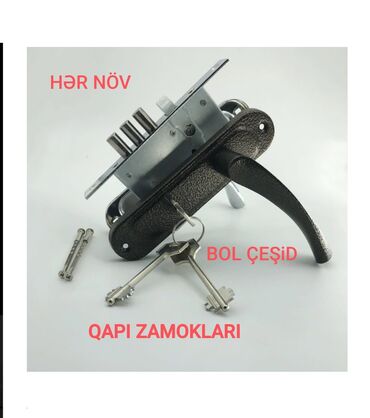 Furnitura və aksessuarlar: Hər növ qapı zamokları – bol çeşid Qapı Zamoklarin aksesuarların