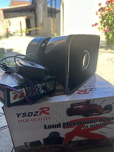 рупорный громкоговоритель: Электронный громкоговоритель-сирена YSDZR (Loud Electronic Horn, 5 — 1