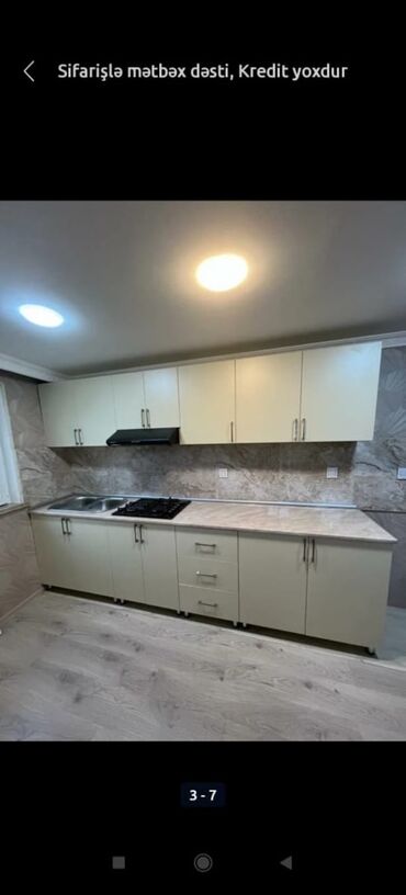 Mətbəx mebeli: Sifarişlə hazırlanmış müxtəlif ölçülü mətbəx mebelləri. Rəng və dizayn — 3