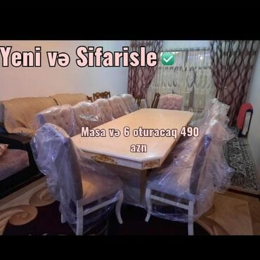 ucuzluq mebel evi: Комплекты столов и стульев