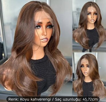 Təbii saçlar, pariklər: Parik, Təbii, Yeni — 2