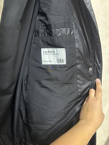 Женская одежда: Пуховик, Длинная модель, Китай, Оверсайз, L, XL — 6
