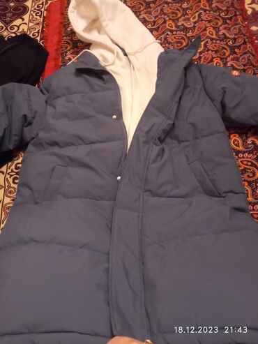 зимняя куртка женская длинная: Пуховик, L (EU 40)