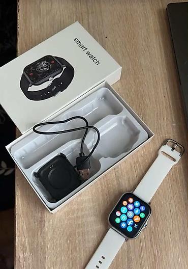 Smart saatlar: Smart Watch – çoxfunksiyalı ağıllı saat - Kvadrat korpuslu sensor — 2