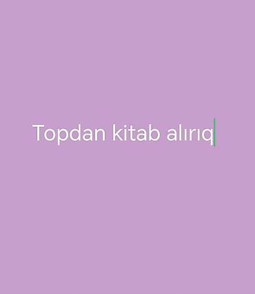 az tips: Xidmət: Topdan kitab alışı Təsvir: - Fərqli mövzularda və janrlarda — 1