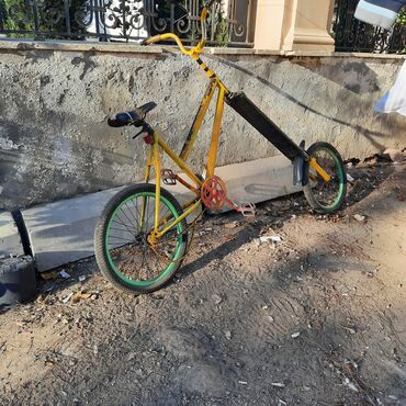 трехколесный велосипед для взрослых бишкек: Unikal, özəlləşdirilmiş velosiped - Yüksək çərçivəli, “tall bike”