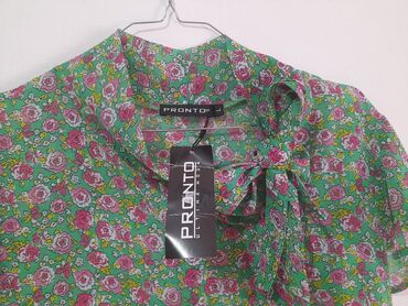 Shirts: Pronto Moda, L (EU 40), Floral, color - Multicolored