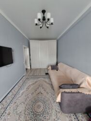 квартира берилет автовокзал: 1 бөлмө, 43 кв. м, Элитка, 5 кабат, Евроремонт