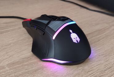 lidl sauna za lice: Spartan gear talos 2 gejmerski mis 8 tastera 800-7200 dpi svetli u