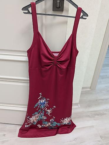 Повседневные платья: Повседневное платье, Лето, Короткая модель, Хлопок, Бохо, S — 7