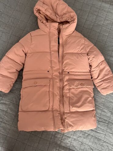 удобные: Детская зимняя куртка-пуховик O’STIN - Цвет: пудрово-розовый - Рост