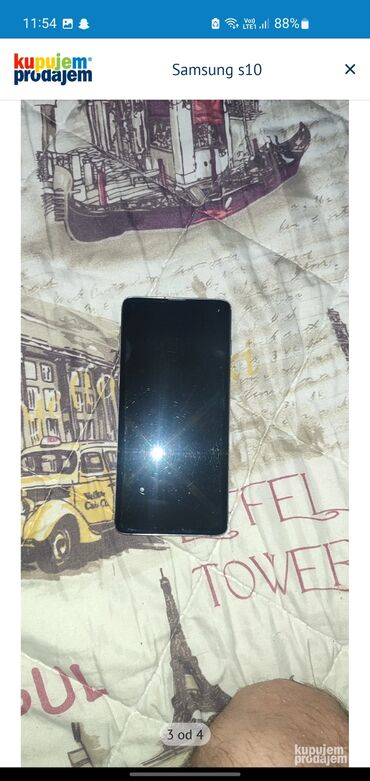 telefoni samsung: Samsung Galaxy S10, 128 GB, bоја - Crna, Fingerprint, Wireless charger, Dual SIM cards
