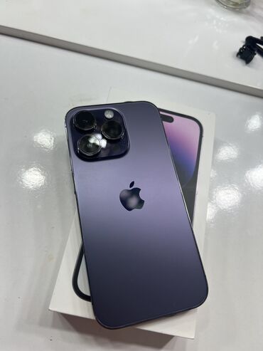 Apple iPhone: IPhone 14 Pro, 256 GB, Deep Purple, Face ID